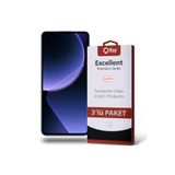 KZY İLETİŞİM Xiaomi Mi 13T Pro ile Uyumlu Temperli Ekran Koruyucu Kırılmaz Cam Ekonomik 3'lü Paket