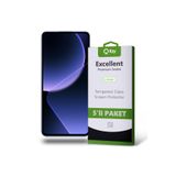 KZY İletişim Xiaomi Mi 13T Pro ile Uyumlu Temperli Ekran Koruyucu Kırılmaz Cam Ekonomik 5'li Paket