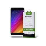 KZY İLETİŞİM Xiaomi Mi 5s Plus ile uyumlu Temperli Ekran Koruyucu Kırılmaz Cam Ekonomik 5'li Paket