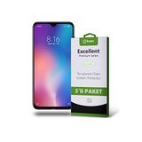 KZY İLETİŞİM Xiaomi Mi 9 Se ile uyumlu Temperli Ekran Koruyucu Kırılmaz Cam Ekonomik 5'li Paket