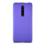 KZY İletişim Xiaomi Mi 9T ile Uyumlu Kılıf Soft Premier Renkli Silikon Kapak - Mor