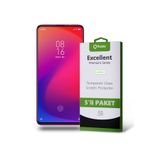 KZY İLETİŞİM Xiaomi Mi 9t ile uyumlu Temperli Ekran Koruyucu Kırılmaz Cam Ekonomik 5'li Paket