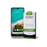 KZY İLETİŞİM Xiaomi Mi A3 ile uyumlu Temperli Ekran Koruyucu Kırılmaz Cam Ekonomik 5'li Paket