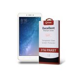 KZY İLETİŞİM Xiaomi Mi Max 2 ile uyumlu Temperli Ekran Koruyucu Kırılmaz Cam Ekonomik 3'lü Paket