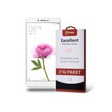 KZY İLETİŞİM Xiaomi Mi Max ile uyumlu Temperli Ekran Koruyucu Kırılmaz Cam Ekonomik 3'lü Paket
