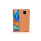 KZY İletişim Xiaomi Note 9s ile Uyumlu Kapak ile Uyumlu İçi Kadife Soft Logosuz Lansman Silikon Kılıf - Turuncu