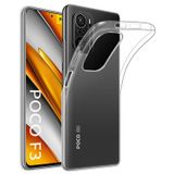 KZY İletişim Xiaomi Poco F3 ile Uyumlu Kapak 1mm Süper Silikon Şeffaf Kılıf