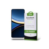 KZY İletişim Xiaomi Poco F7 Pro ile Uyumlu Temperli Ekran Koruyucu Kırılmaz Cam Ekonomik 5'li Paket