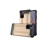 KZY İletişim-Xiaomi Poco M4 Pro 5G ile Uyumlu Kapak Çift Katmanlı Zırh Tank Kılıf - Gold (Gold)