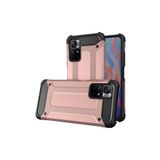 KZY İletişim-Xiaomi Poco M4 Pro 5G ile Uyumlu Kapak Çift Katmanlı Zırh Tank Kılıf - Rose Gold (Rose Gold)