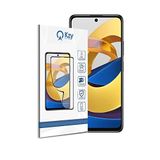 KZY İLETİŞİM Xiaomi Poco M4 Pro 5G ile uyumlu Tam Kaplayan Fiber Nano Ekran Koruyucu Cam