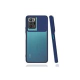 Kzy İletişim Xiaomi POCO X3 GT ile Uyumlu Kapak Lensi Açılır Kapanır Kamera Korumalı Silikon Kılıf - Lacivert