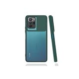 Kzy İletişim Xiaomi POCO X3 GT ile Uyumlu Kapak Lensi Açılır Kapanır Kamera Korumalı Silikon Kılıf - Yeşil