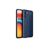 KZY İletişim-Xiaomi Poco X3 GT ile Uyumlu Kılıf Darbe Korumalı Deri Görünümlü Silikon Arka Kapak - Lacivert (LACİVERT)