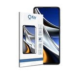 KZY İLETİŞİM Xiaomi Poco X4 Pro ile uyumlu Tam Kaplayan Fiber Nano Ekran Koruyucu Cam