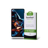 KZY İLETİŞİM Xiaomi Poco X5 Pro 5G ile Uyumlu Temperli Ekran Koruyucu Kırılmaz Cam Ekonomik 5'li Paket
