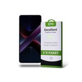 KZY İletişim Xiaomi Poco X7 Pro ile Uyumlu Temperli Ekran Koruyucu Kırılmaz Cam Ekonomik 5'li Paket