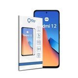 KZY İletişim Xiaomi Redmi 12 ile Uyumlu Tam Kaplayan Temperli Ekran Koruyucu Cam