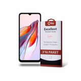 KZY İLETİŞİM Xiaomi Redmi 12C ile Uyumlu Temperli Ekran Koruyucu Kırılmaz Cam Ekonomik 3'lü Paket