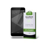 KZY İLETİŞİM Xiaomi Redmi 4x ile uyumlu Temperli Ekran Koruyucu Kırılmaz Cam Ekonomik 5'li Paket