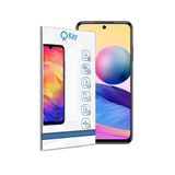 KZY İLETİŞİM Xiaomi Redmi Note 10 5G ile uyumlu Temperli Ekran Koruyucu Kırılmaz Cam