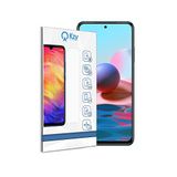 KZY İLETİŞİM Xiaomi Redmi Note 10 ile uyumlu Temperli Ekran Koruyucu Kırılmaz Cam