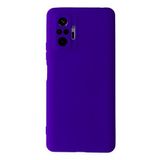 KZY İletişim Xiaomi Redmi Note 10 Pro ile Uyumlu Kapak İçi Kadife Kamera Korumalı Lansman Silikon Kılıf - Mor