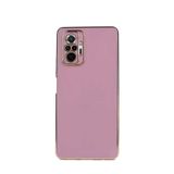 KZY İletişim Xiaomi Redmi Note 10 Pro ile Uyumlu Kapak Kamera Korumalı Lazer Kesim Lüx Silikon Kılıf - Mor