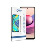 KZY İLETİŞİM Xiaomi Redmi Note 10S ile uyumlu Tam Kaplayan Fiber Nano Ekran Koruyucu Cam
