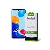 KZY İLETİŞİM Xiaomi Redmi Note 11 ile uyumlu Temperli Ekran Koruyucu Kırılmaz Cam Ekonomik 5'lİ Paket