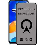 KZY İletişim Xiaomi Redmi Note 11s Global Tam Kaplayan Privacy Hayalet Temperli Ekran Koruycu Cam