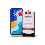KZY İLETİŞİM Xiaomi Redmi Note 11s ile uyumlu Temperli Ekran Koruyucu Kırılmaz Cam Ekonomik 3'lü Paket