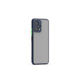 KZY İletişim Xiaomi Redmi Note 12 Pro 5G Kapak Kamera Korumalı Kenarlı Renkli Düğmeli Arkası Mat Kılıf - Lacivert