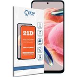 KZY İletişim Xiaomi Redmi Note 12 Tam Kaplayan 21d Temperli Ekran Koruyucu Cam