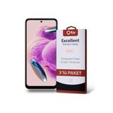 KZY İletişim Xiaomi Redmi Note 12S ile Uyumlu Temperli Ekran Koruyucu Kırılmaz Cam Ekonomik 3'lü Paket