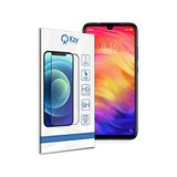 KZY İletişim Xiaomi Redmi Note 7 Pro ile uyumlu Tam Kaplayan Temperli Ekran Koruyucu Cam