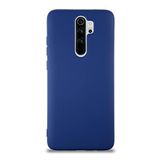 KZY İletişim Xiaomi Redmi Note 8 Pro ile Uyumlu Kapak İçi Kadife Lansman Silikon Kılıf - Lacivert
