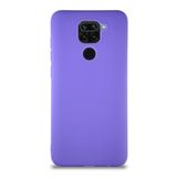 KZY İletişim Xiaomi Redmi Note 9 ile Uyumlu Kılıf Soft Premier Renkli Silikon Kapak - Mor