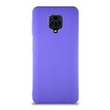 KZY İletişim Xiaomi Redmi Note 9 Pro ile Uyumlu Kılıf Soft Premier Renkli Silikon Kapak - Mor