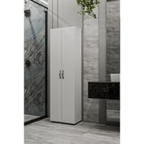 Kzy Mobilya 8 Raflı Banyo Dolabı - Beyaz