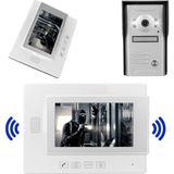 kzy mobilyal POWERMASTER 37M 2 DAİRE 7'' GÖRÜNTÜLÜ 2 İÇ 1 DIŞ DİAFON KAPI ZİLİ INTERKOM AKILLI EV GÜVENLİĞİ SİSTEMİ