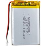 kzy mobilyal PowerMaster 503450 3.7 Volt 1000 mAh Lityum Polimer Pil Dayanıklı Yapı ve Güçlü Performans