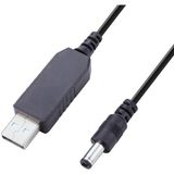 kzy mobilyal Powermaster 5V-9V USB To DC Çevirici Kablo 9V 1A 5.5x2.5 mm Jak Fişli Bağlantı ile Uyumlu
