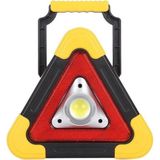 kzy mobilyal Powermaster HB-6609 Solar Şarjlı 500 Lümen Çok Fonksiyonlu Üçgen Reflektör Işıklı İkaz Lambası