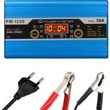 kzy mobilyal Powermaster PM-1230A 12 Volt 30 Amper LCD Ekranlı Akıllı Akü Şarj Cihazı