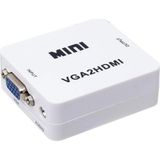 kzy mobilyal Powermaster PM-18698 VGA To HDMI Ses Girişli Mini Model Dönüştürücü