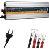 kzy mobilyal Powermaster PM-2000 12 Volt 2000 Watt Şarjlı Inverter UPS Fonksiyonu ile Taşınabilir Enerji Çözümü