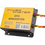 kzy mobilyal Powermaster PM-8202 24V Dc / 12V Dc 30 Amper Oto Konvertör - Gri