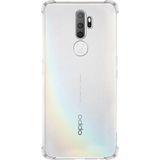Kzy Oppo A5 2020 Kapak Kamera Korumalı Antishock Köşe Korumalı Şeffaf Silikon Kılıf