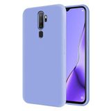 KZY Oppo A9 2020 İçi Kadife Soft Logosuz Lansman Silikon Kılıf - Lila